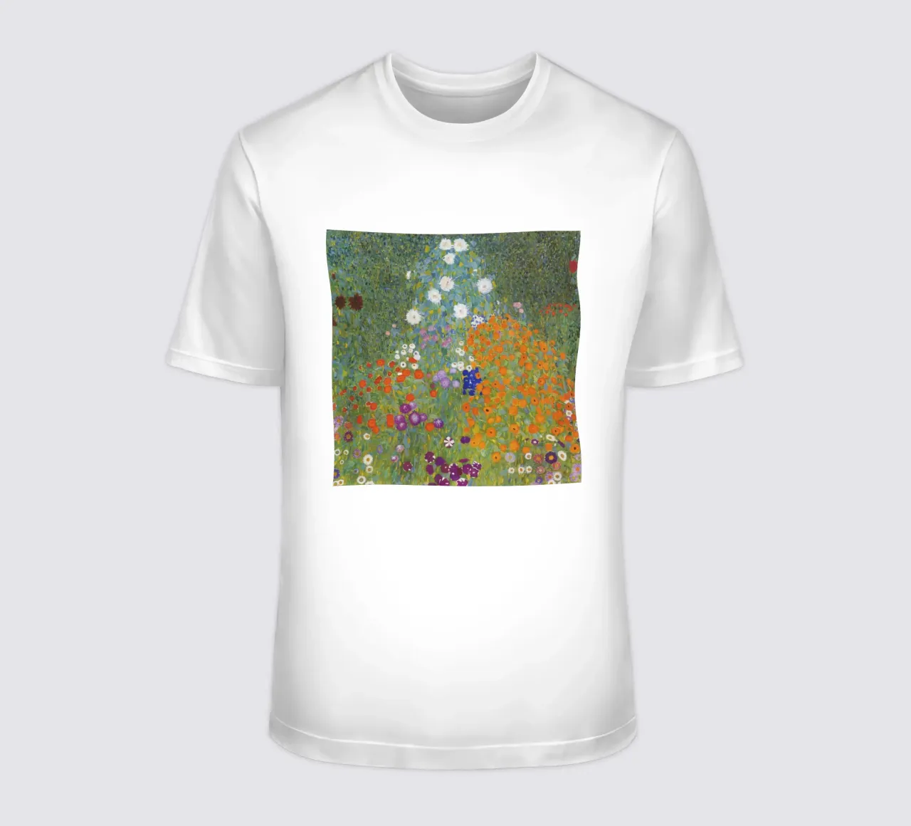 Gustav Klimt Bauerngarten, 1907 opera originale t-shirt da 50 masterpieces
