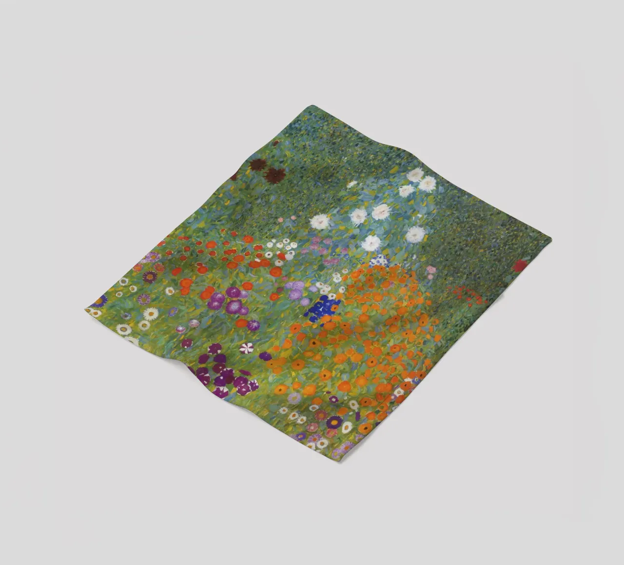 Gustav Klimt Bauerngarten, 1907 opera originale coperta in pile da 50 masterpieces