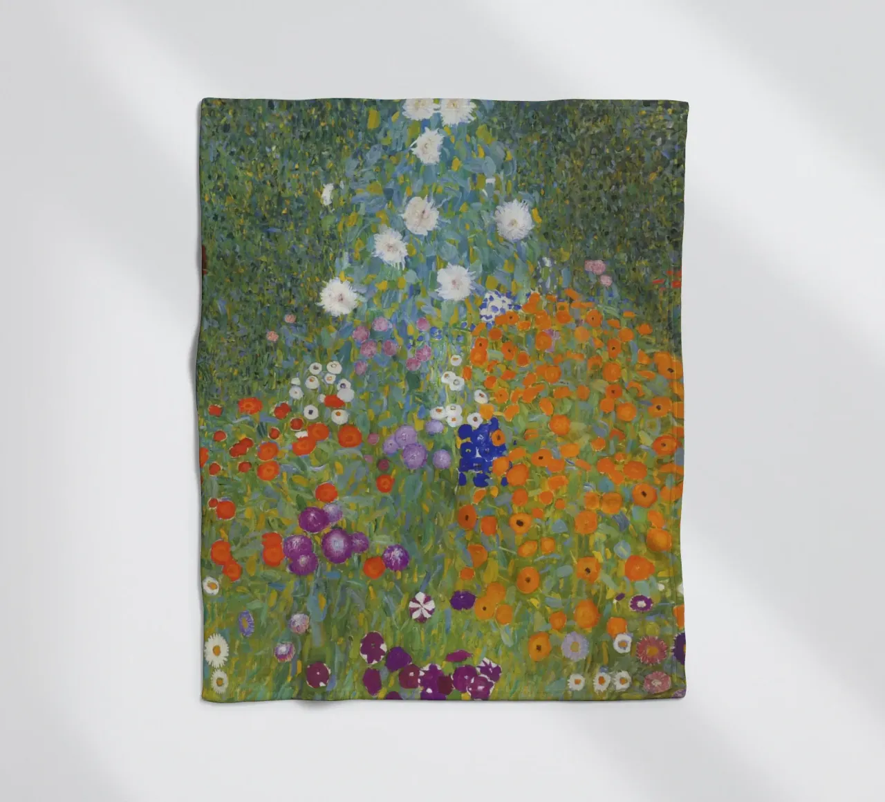 Gustav Klimt Bauerngarten, 1907 opera originale coperta in pile da 50 masterpieces
