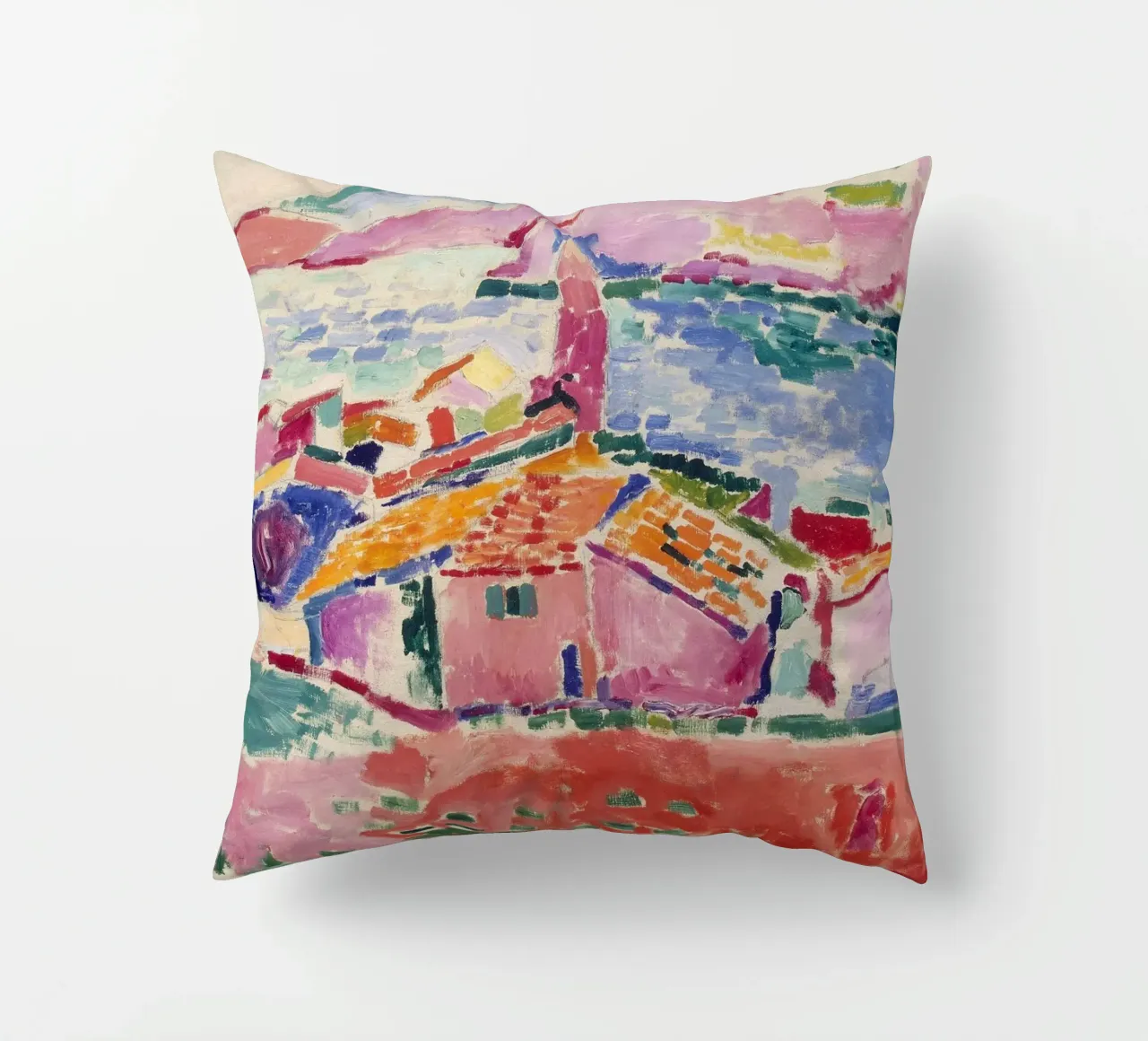 Henri Matisse Veduta di Collioure, 1905 opera originale cuscino da 50 masterpieces