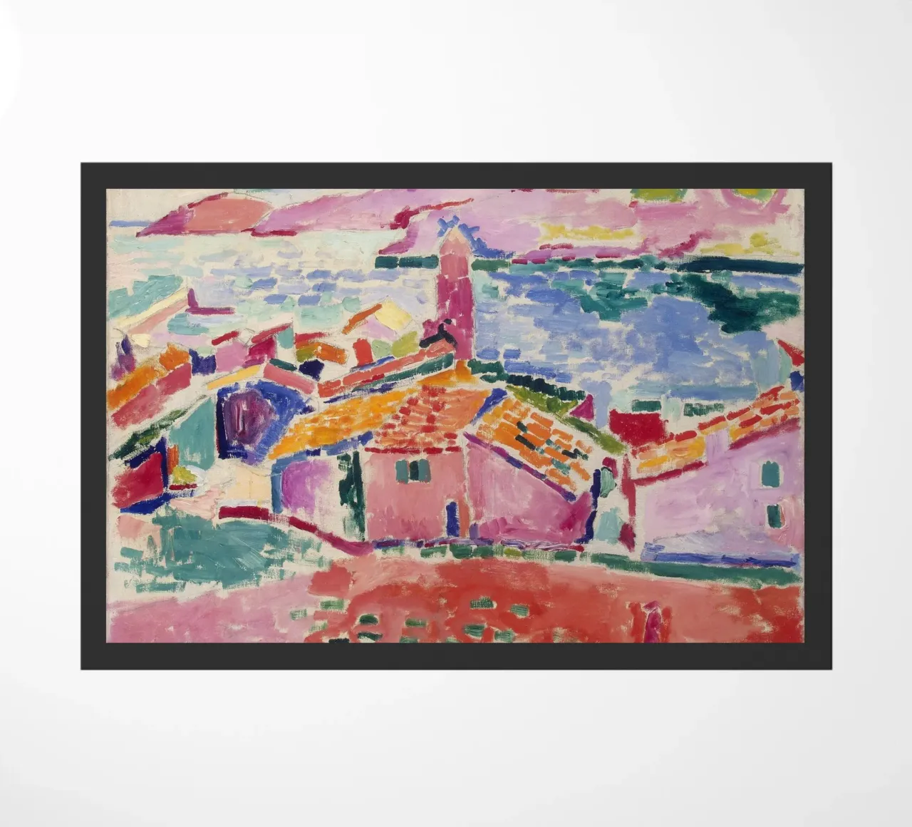 Henri Matisse Veduta di Collioure, 1905 opera originale zerbino da 50 masterpieces