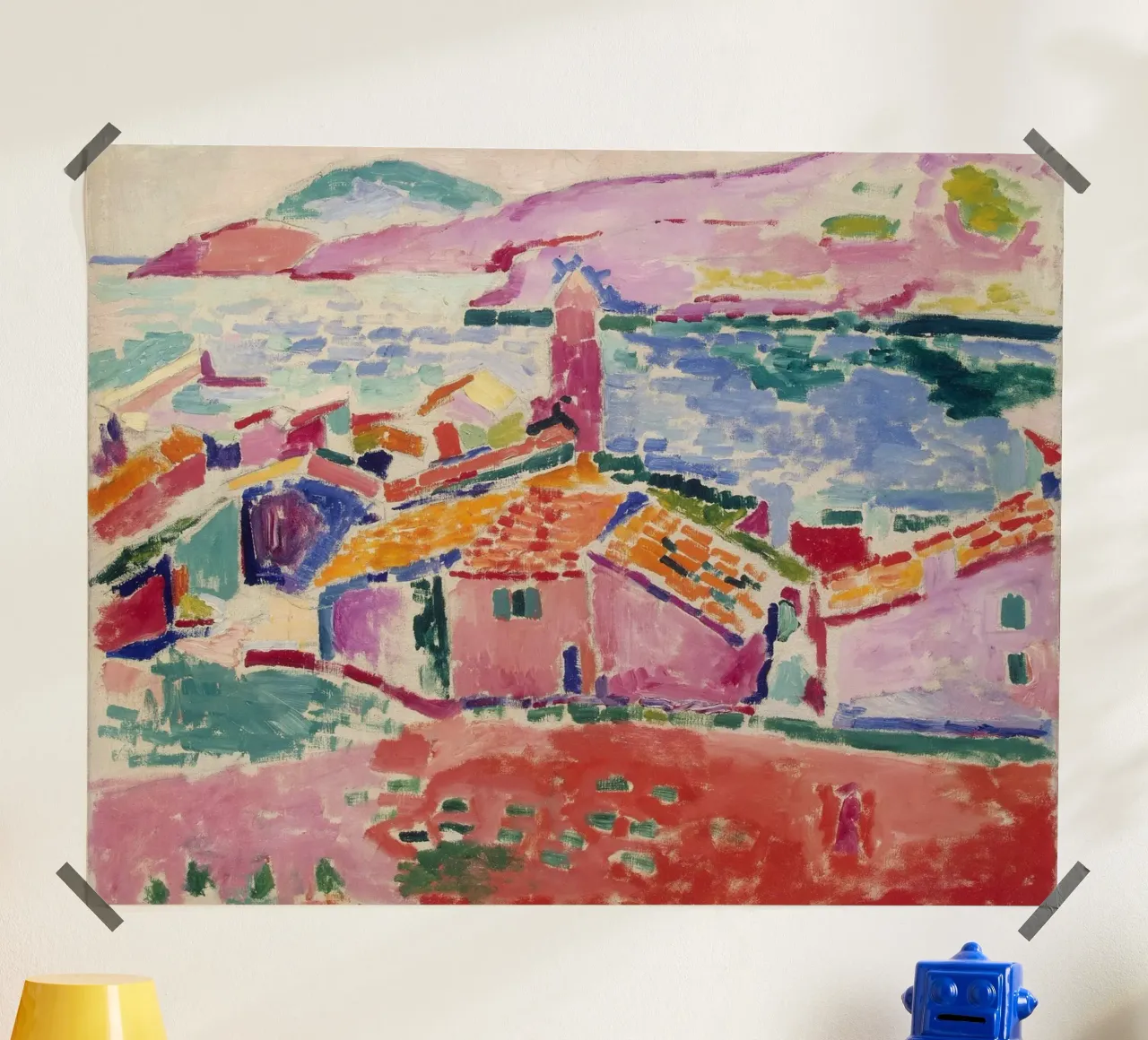 Henri Matisse Vue de Collioure, 1905 œuvre originale poster de 50 masterpieces