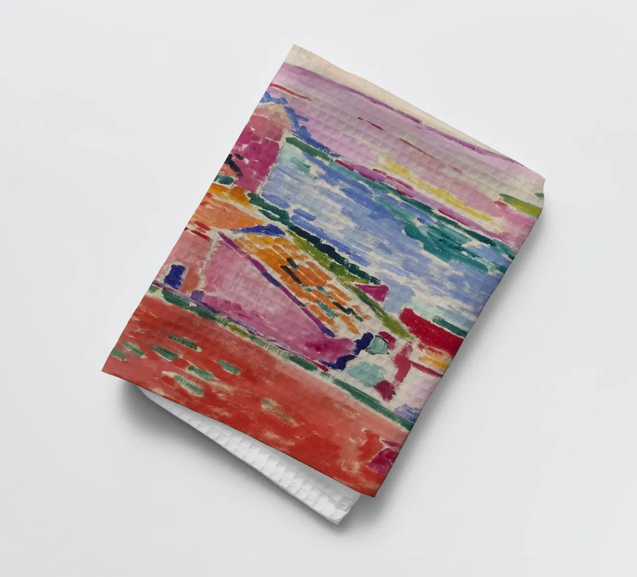 Henri Matisse Vue de Collioure, 1905 œuvre originale torchon de 50 masterpieces