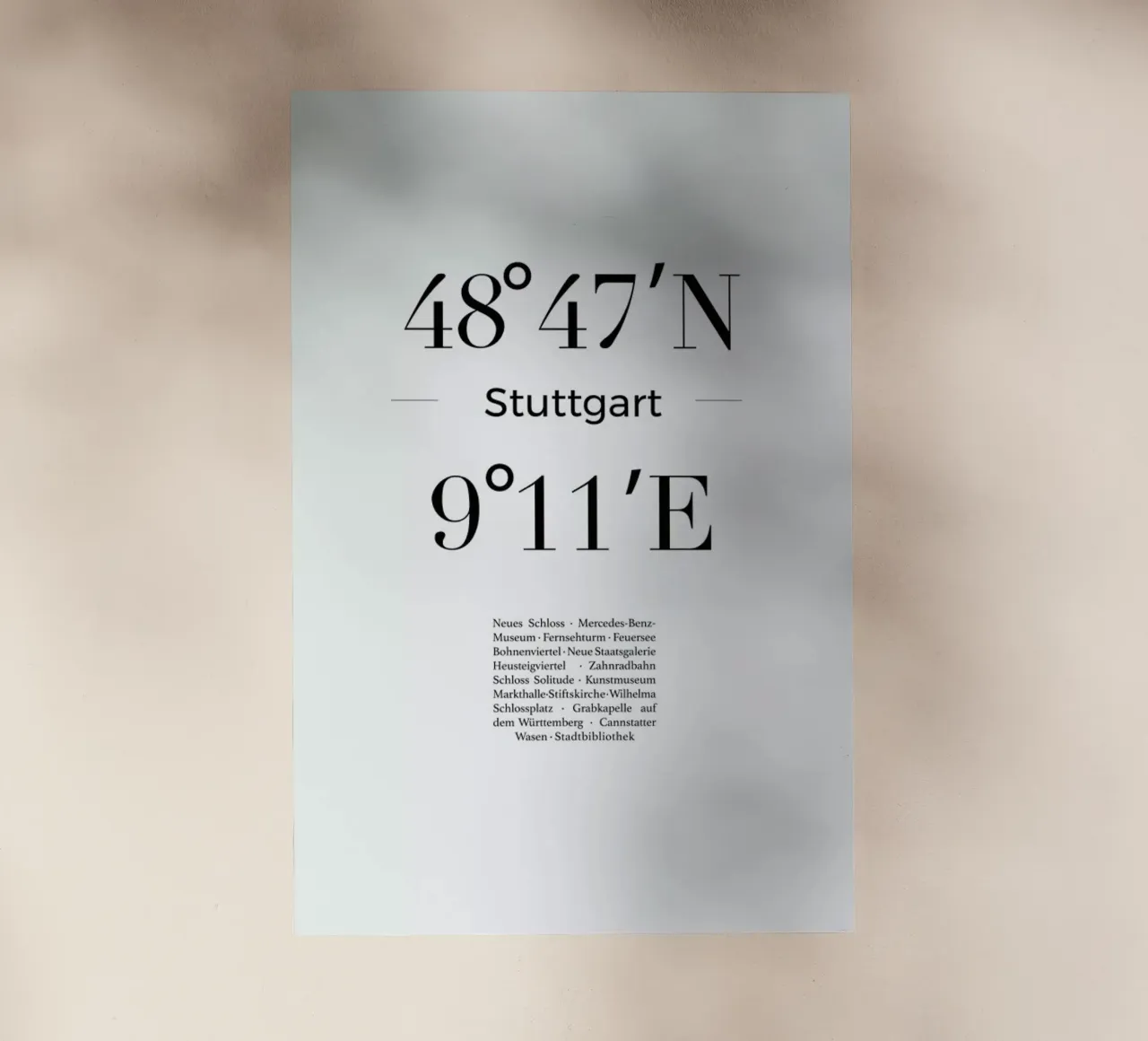 Stuttgart pellicola backlit da Studio One