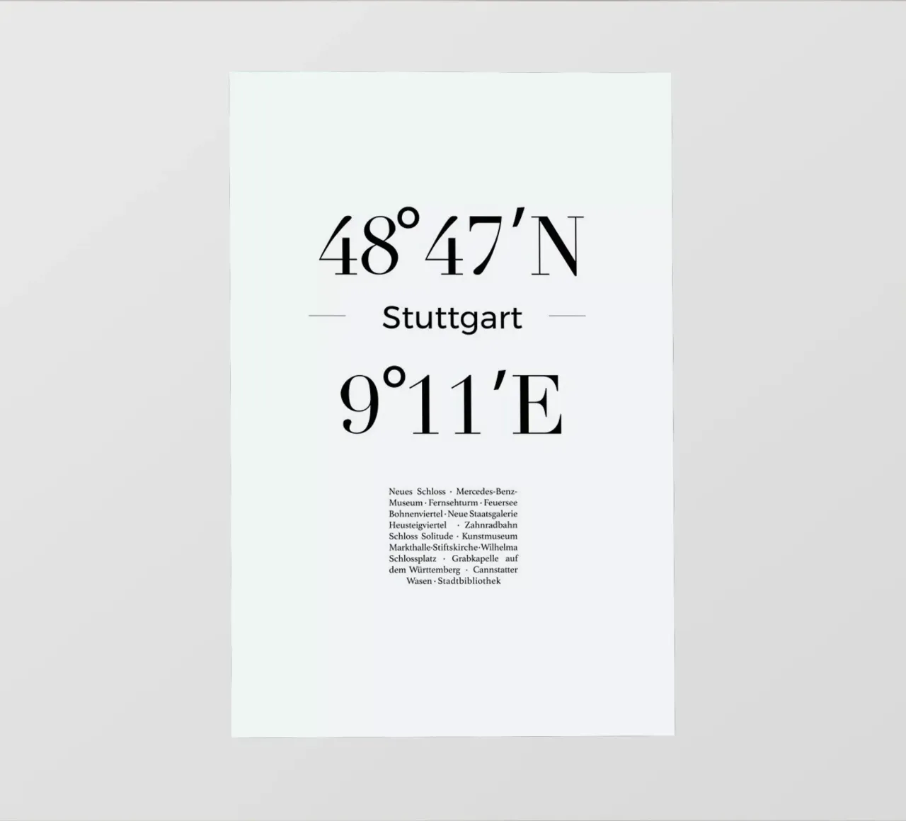 Stuttgart pellicola backlit da Studio One