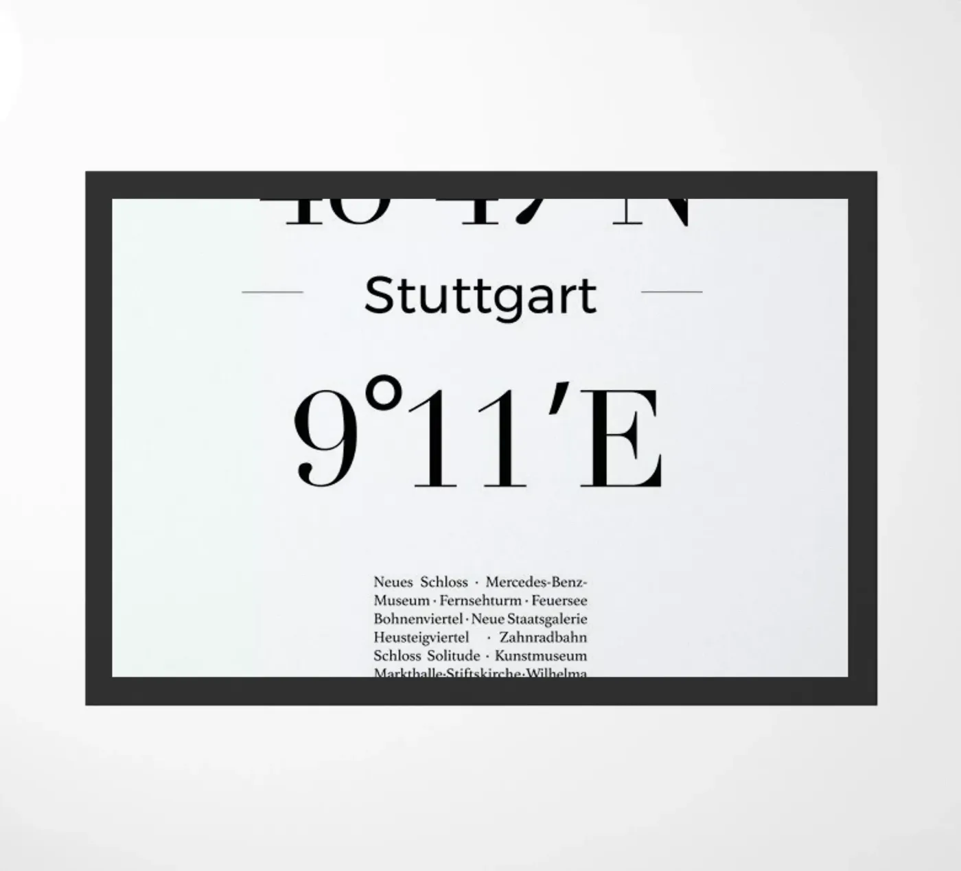 Stuttgart deurmat van Studio One