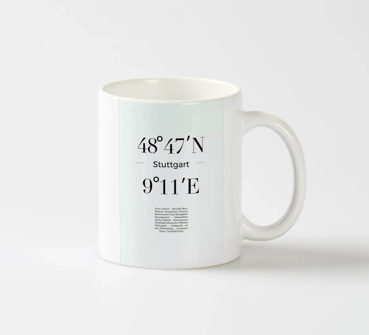 Stuttgart tazza in ceramica da Studio One