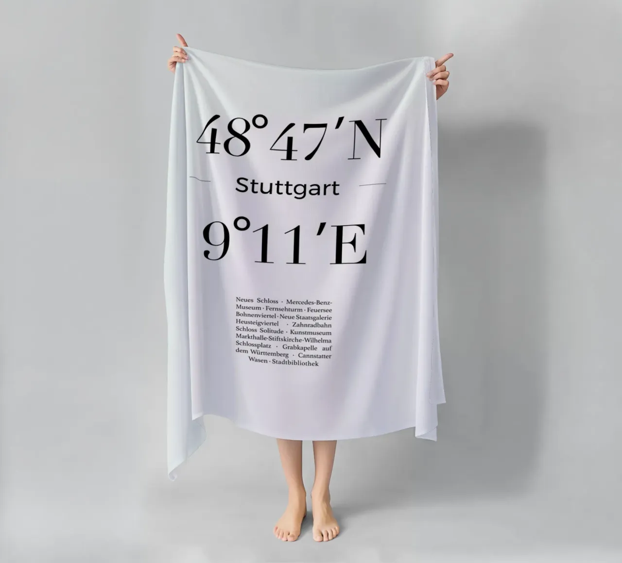 Stuttgart toalla de playa de Studio One