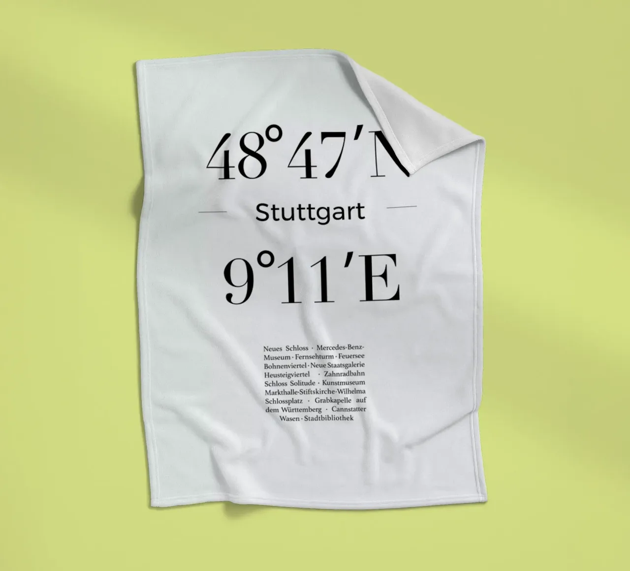 Stuttgart coperta in pile da Studio One
