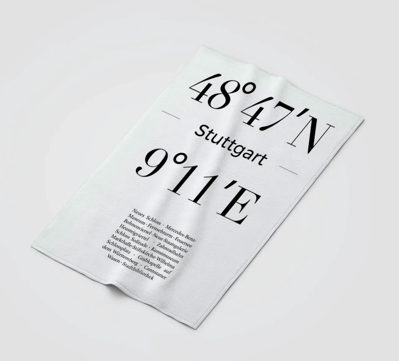 Stuttgart coperta in pile da Studio One