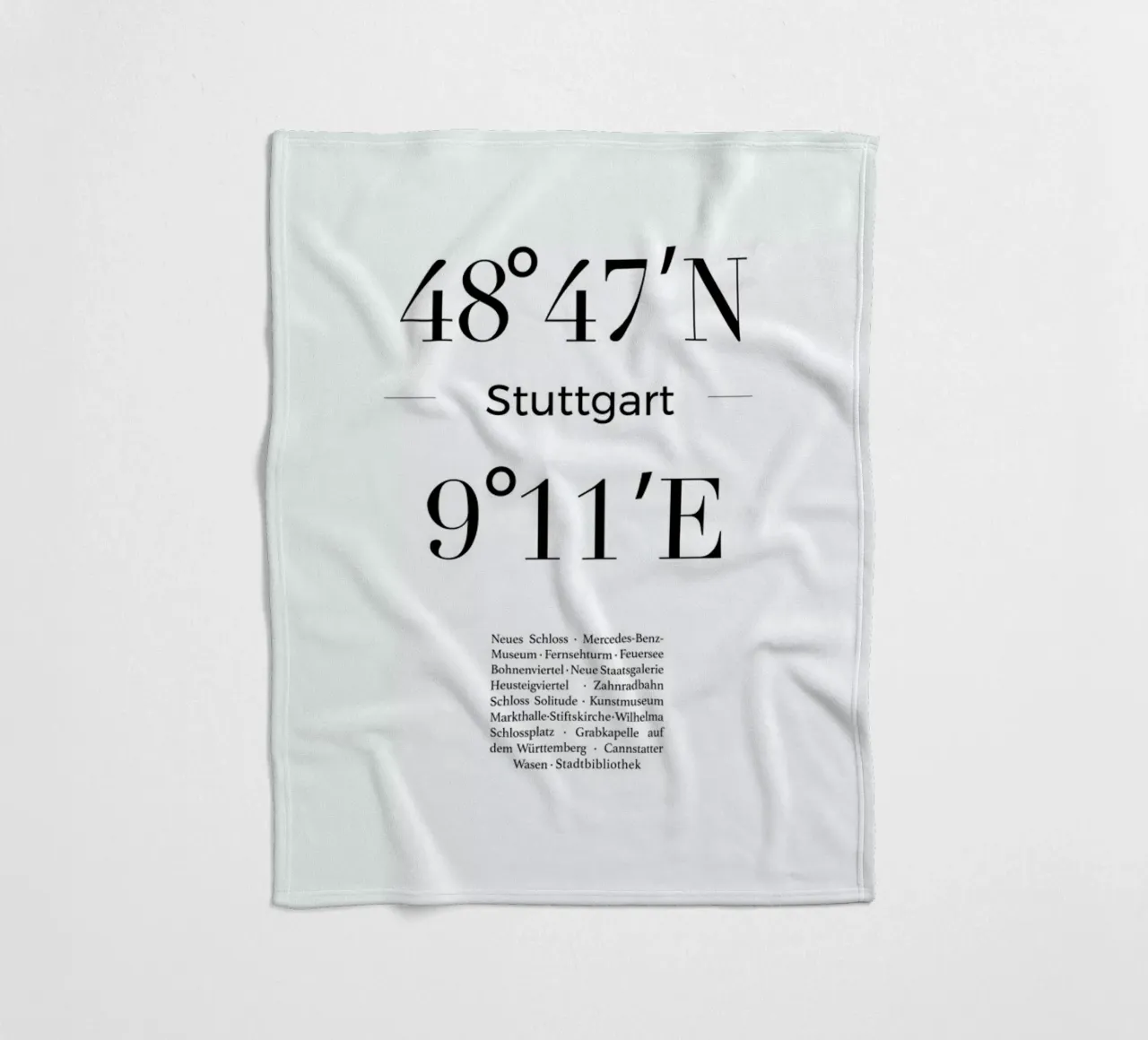 Stuttgart coperta in pile da Studio One
