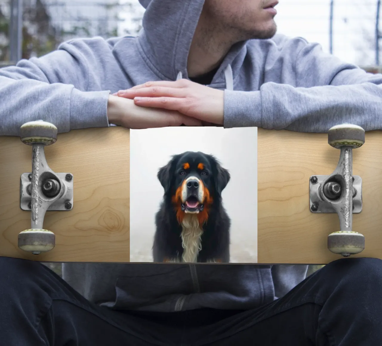 Prachtige Berner Sennenhond #146 sticker van Yumis.Beargang.and.Me