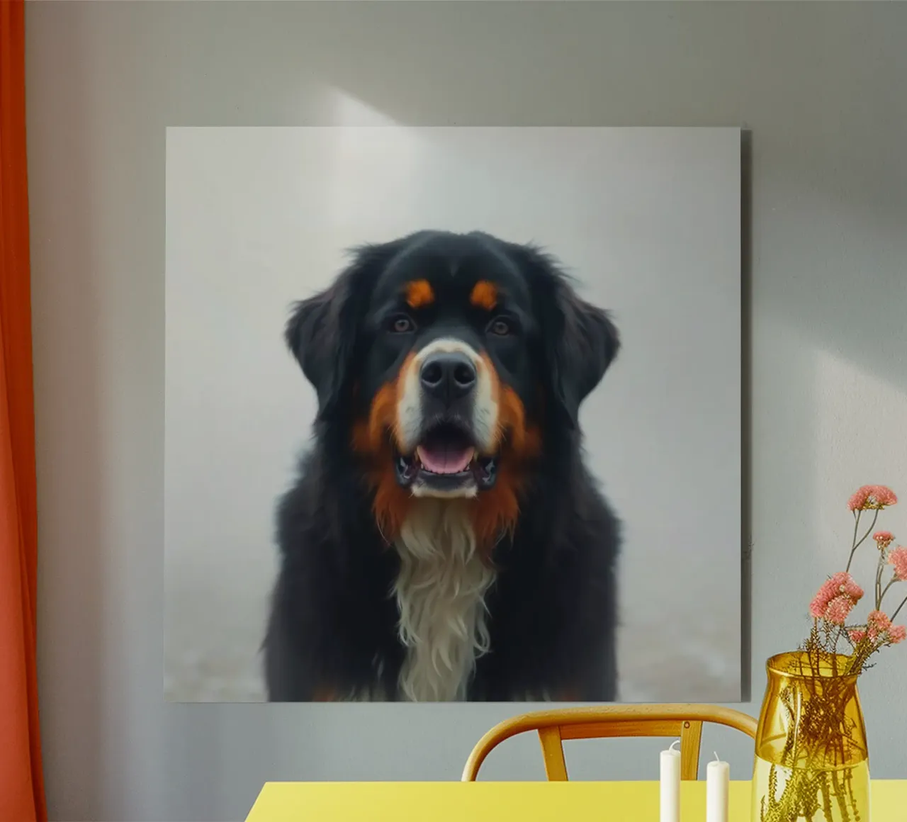 Bellissimo cane da montagna bernese #146 alluminio dibond da Yumis.Beargang.and.Me