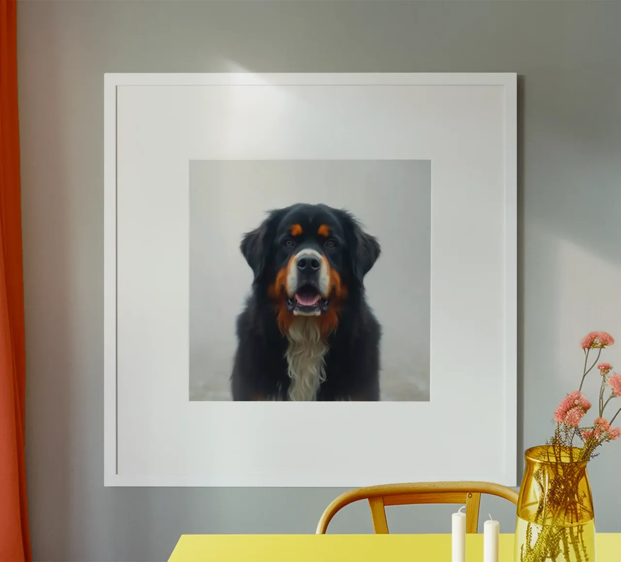 Beautiful Bernese Mountain Dog #146 poster by Yumis.Beargang.and.Me