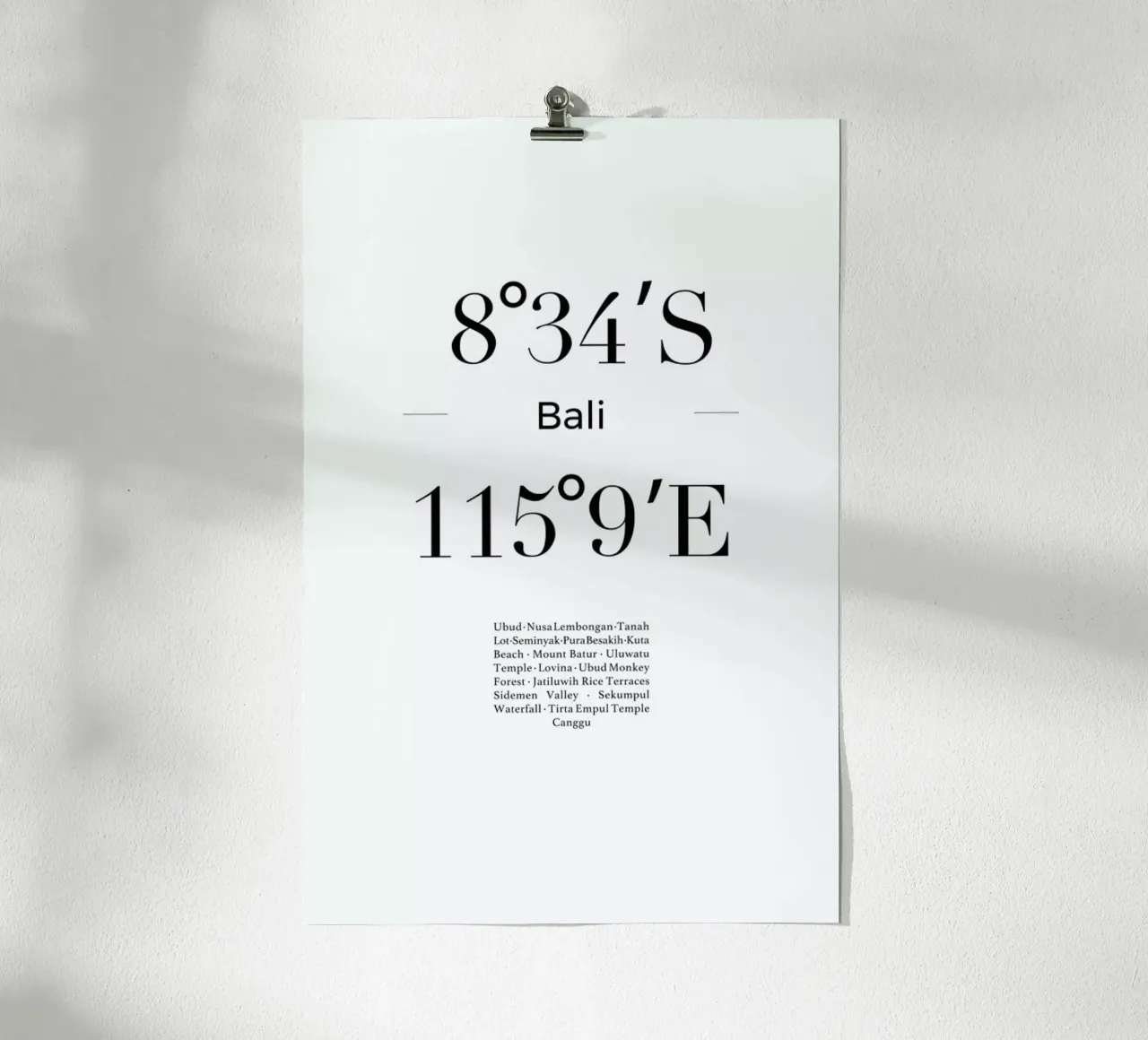 Bali poster da Studio One