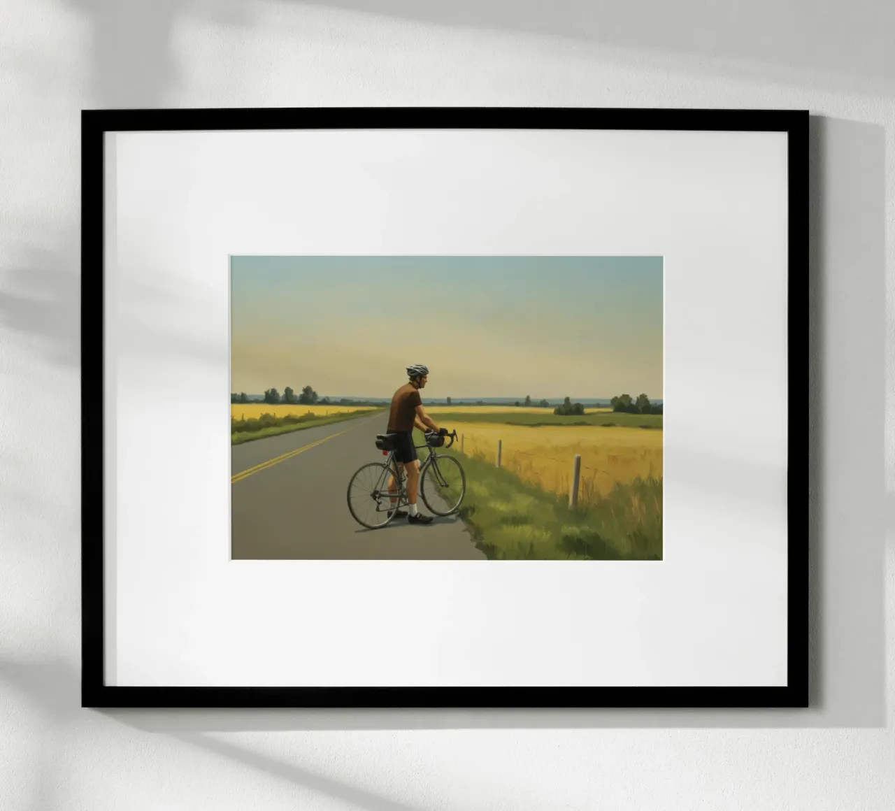 La pausa del ciclista poster da Art Center