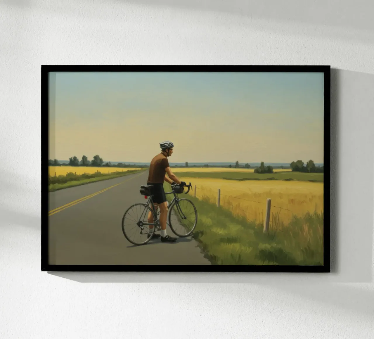 La pausa del ciclista poster da Art Center