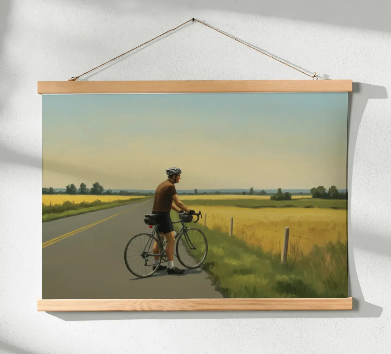 La pausa del ciclista poster da Art Center
