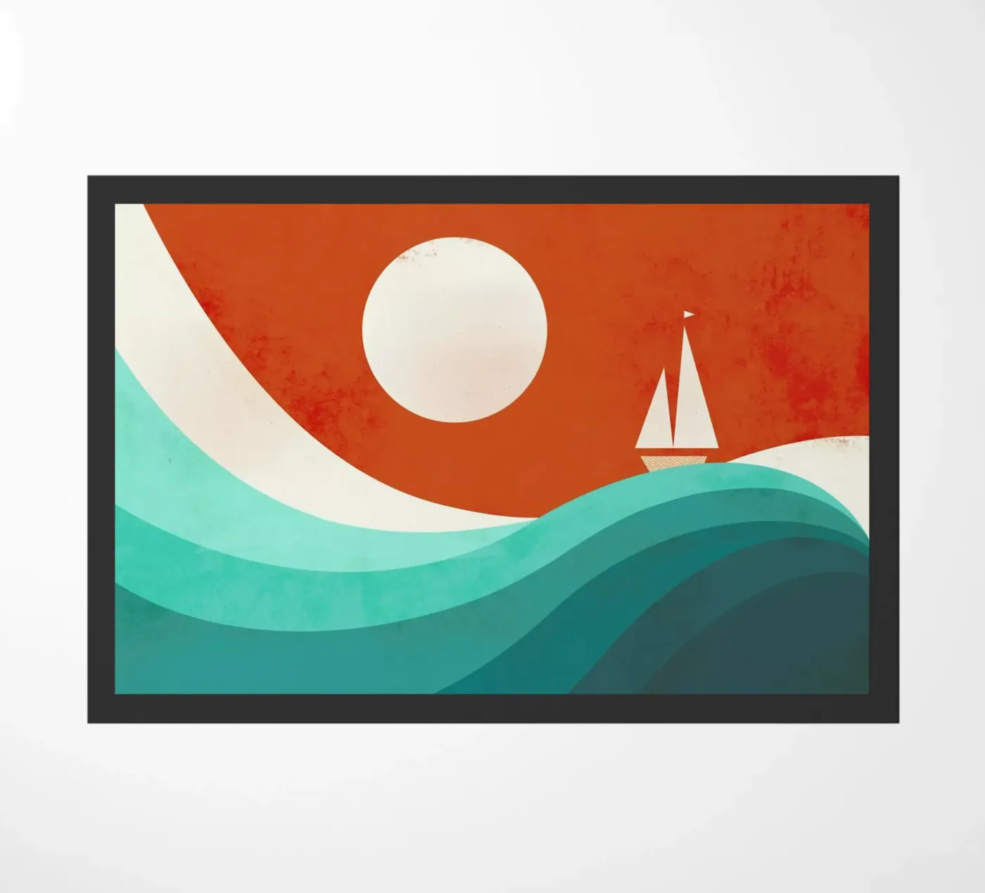 Wave Night deurmat van Jay Fleck