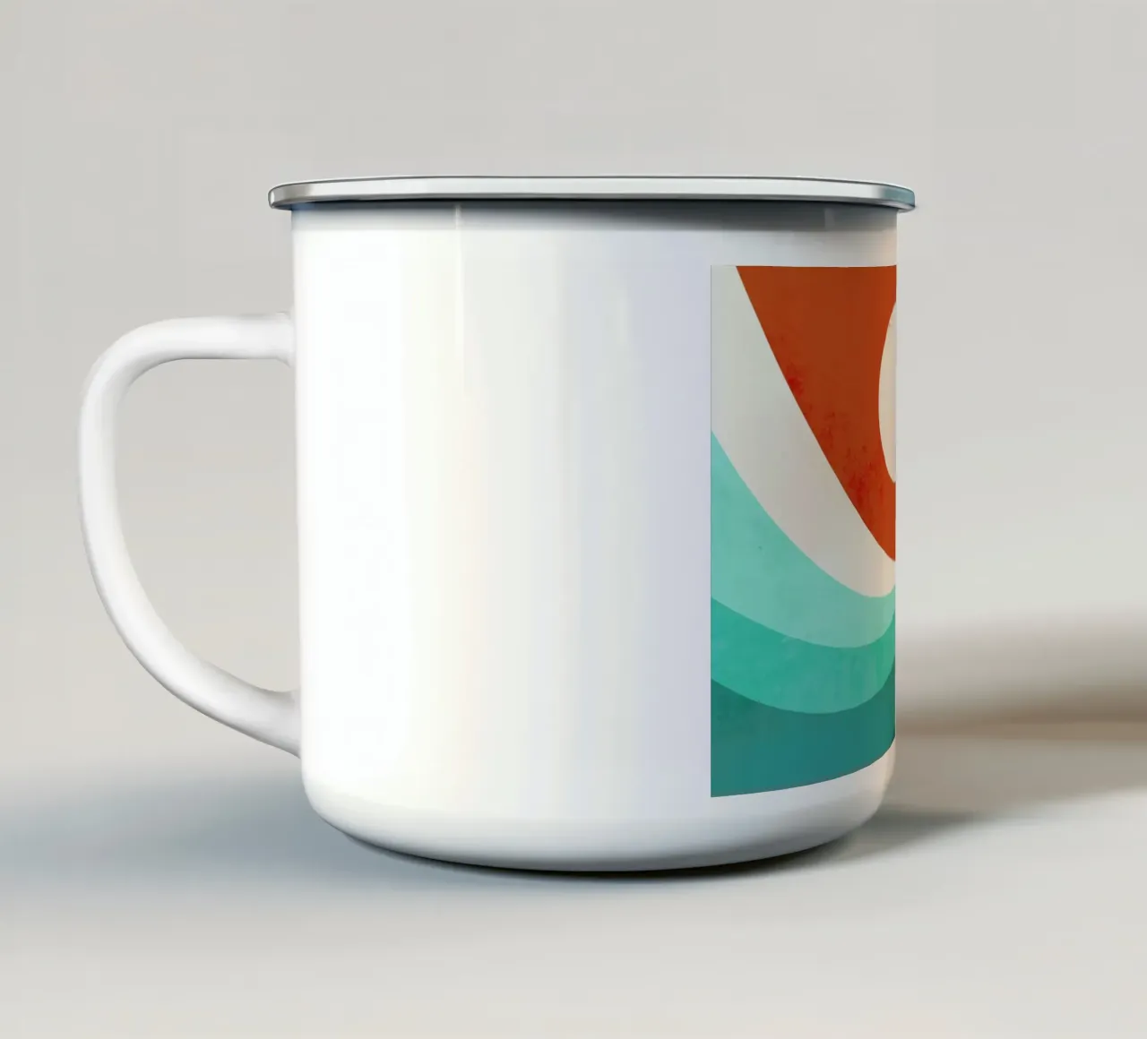 Wave Night tazza in smalto da Jay Fleck
