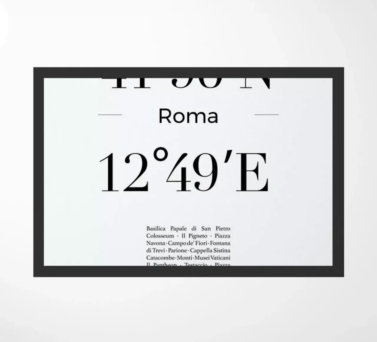 Roma doormat by Studio One