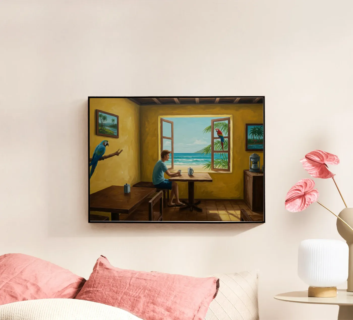 Tropical Coffee acryl van Art Center