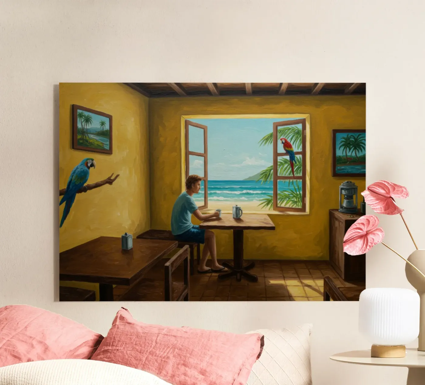 Tropical Coffee acryl van Art Center