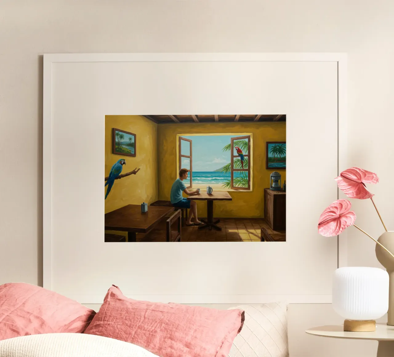 Caffè tropicale poster da Art Center