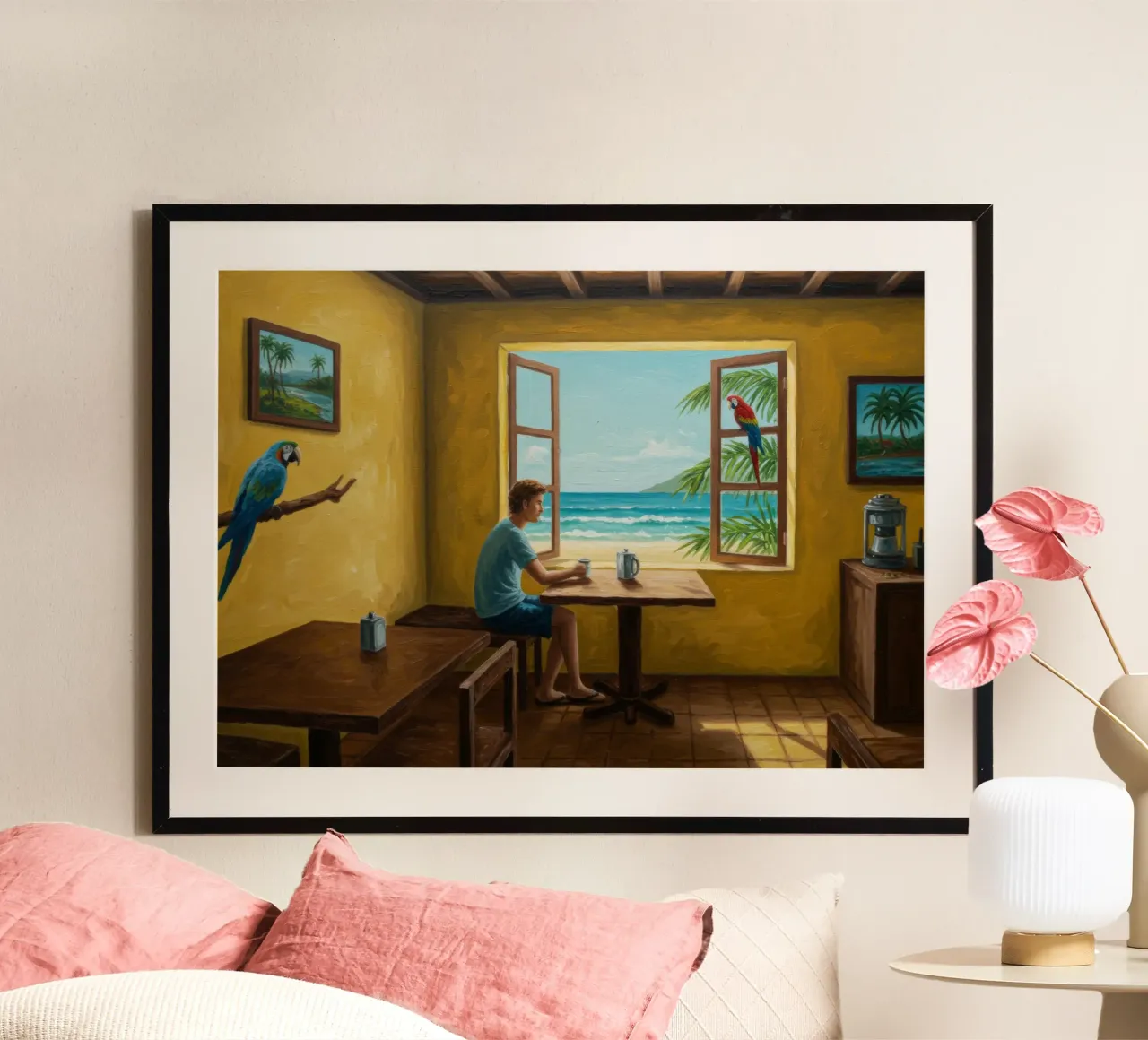 Caffè tropicale poster da Art Center