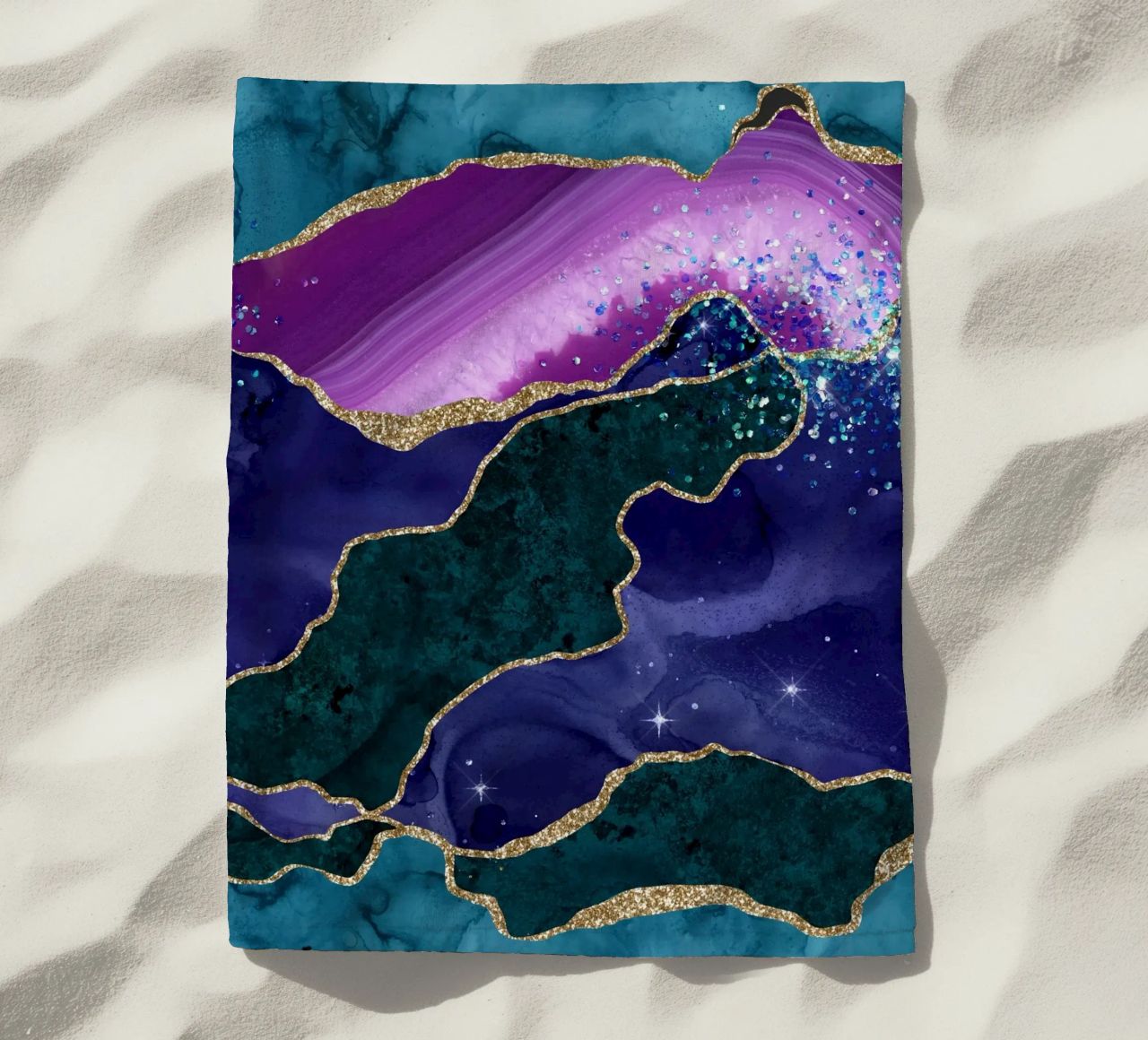 Pavone Glitter Agata Texture 03 telo mare da Gemstone Textures
