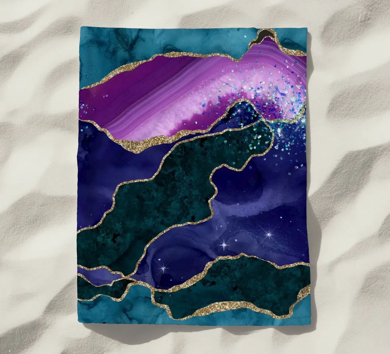 Pavone Glitter Agata Texture 03 telo mare da Gemstone Textures