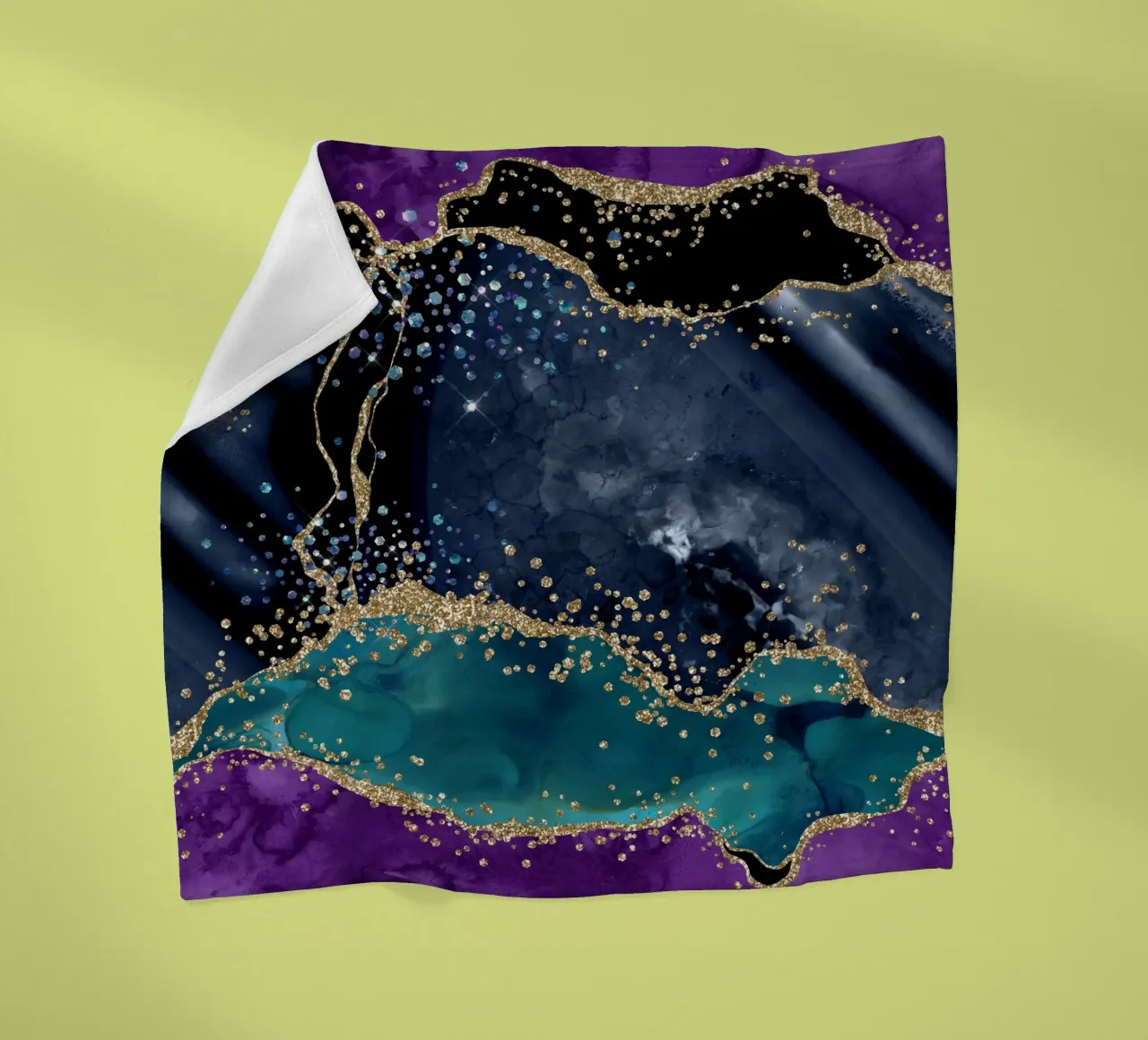Pavone Glitter Agata Texture 04 coperta in pile da Gemstone Textures