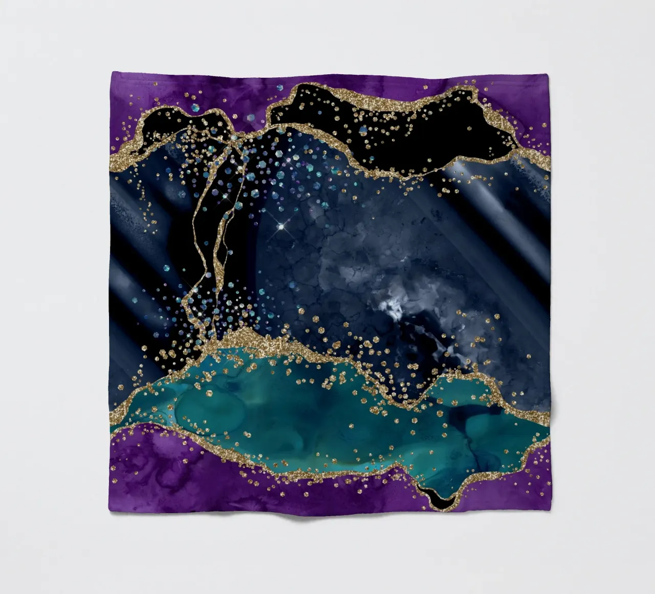 Pavone Glitter Agata Texture 04 coperta in pile da Gemstone Textures