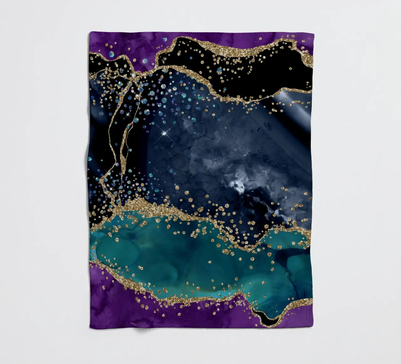 Pavone Glitter Agata Texture 04 coperta in pile da Gemstone Textures