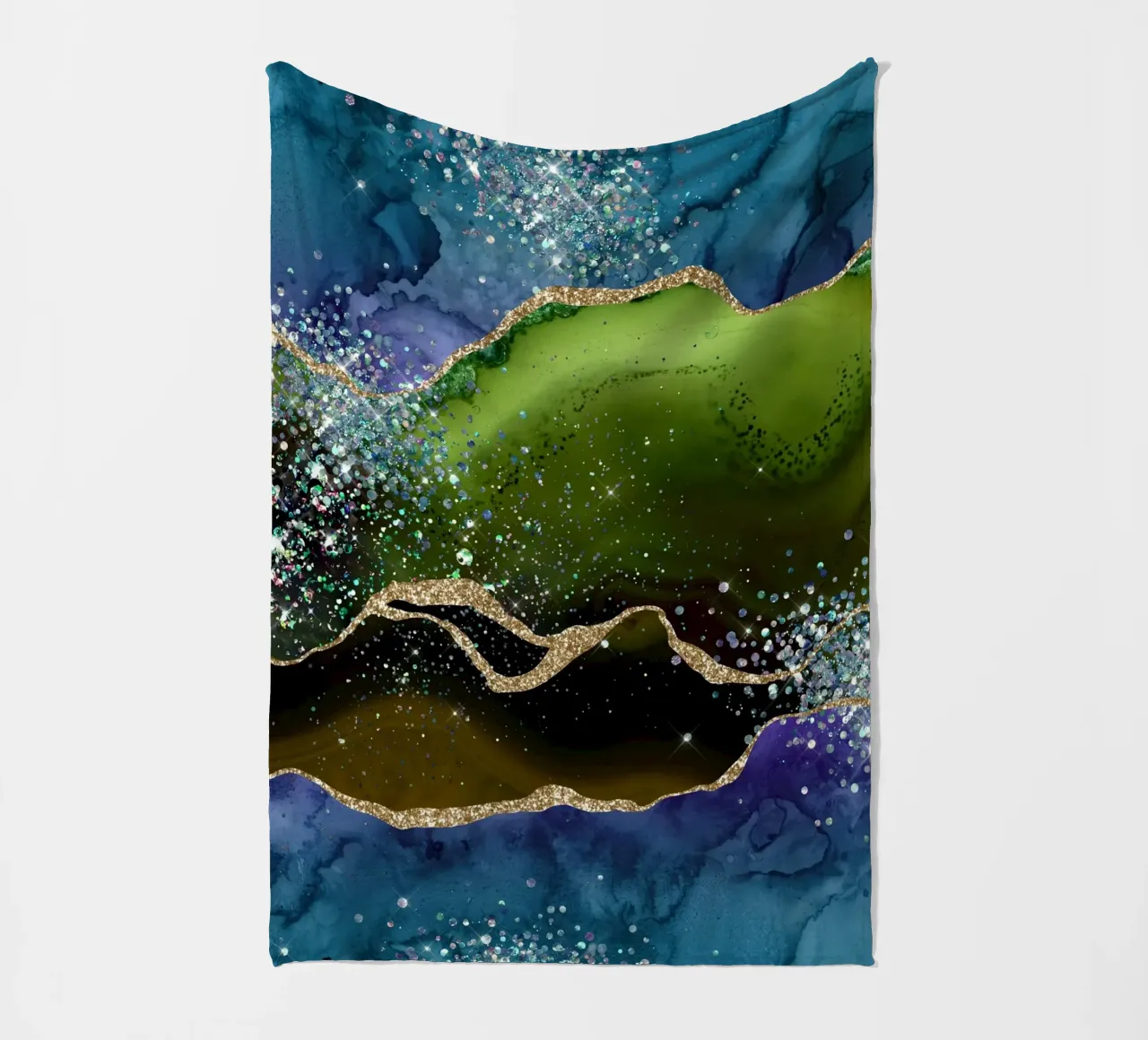 Pavone Glitter Agata Texture 05 coperta in pile da Gemstone Textures