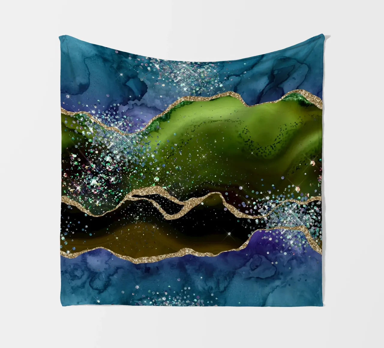 Pavone Glitter Agata Texture 05 coperta in pile da Gemstone Textures
