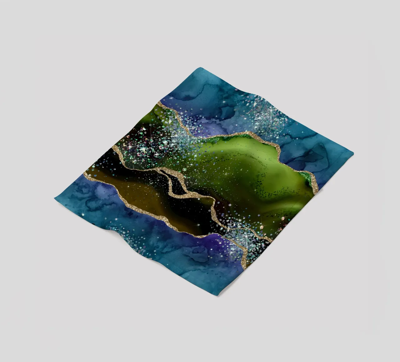 Pavone Glitter Agata Texture 05 coperta in pile da Gemstone Textures