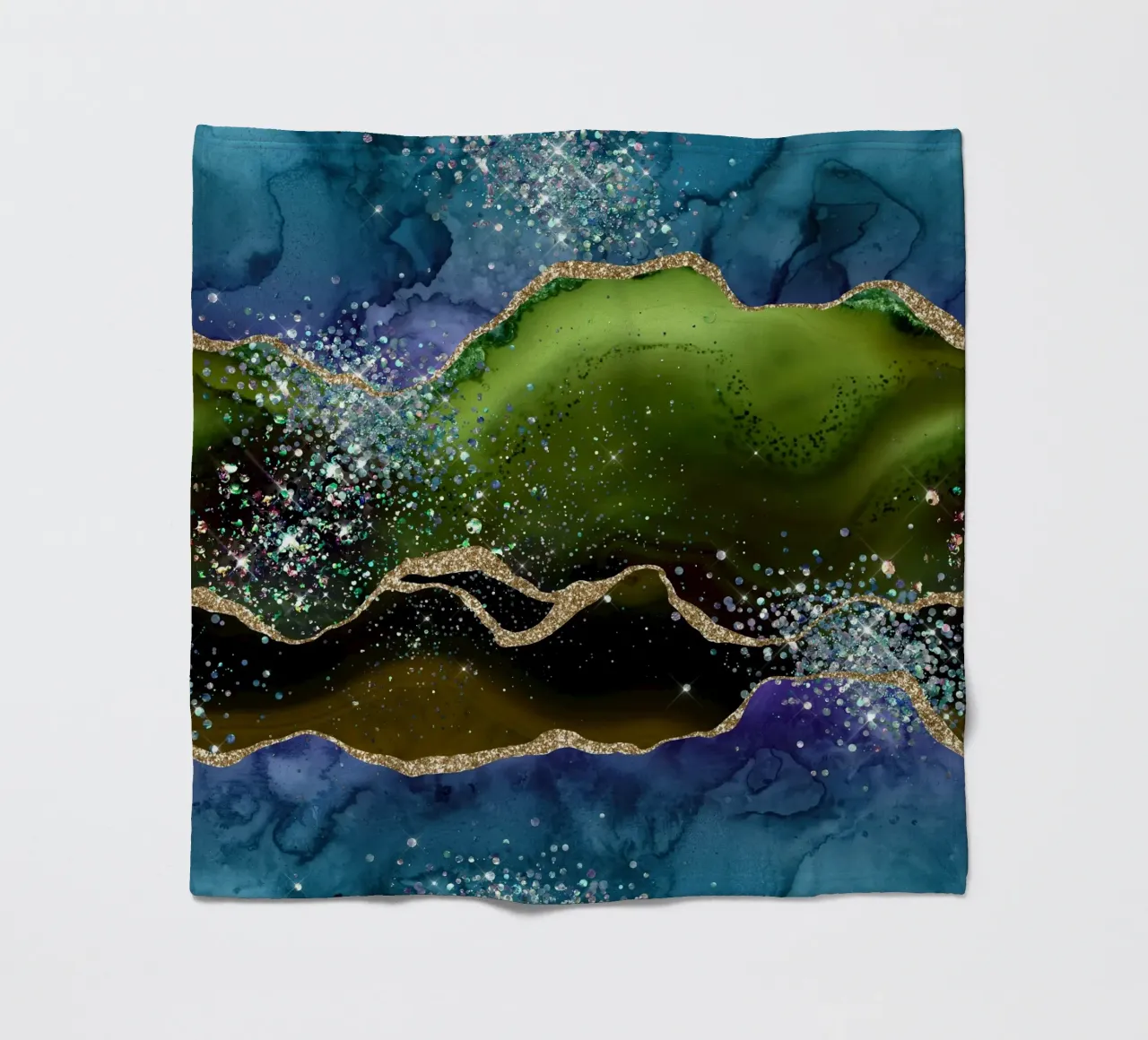 Pavone Glitter Agata Texture 05 coperta in pile da Gemstone Textures