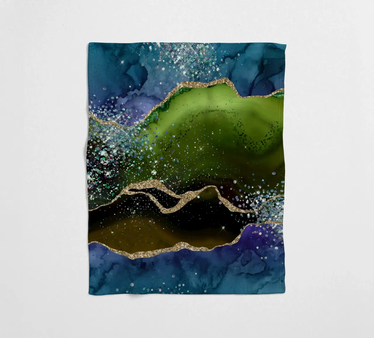 Pavone Glitter Agata Texture 05 coperta in pile da Gemstone Textures