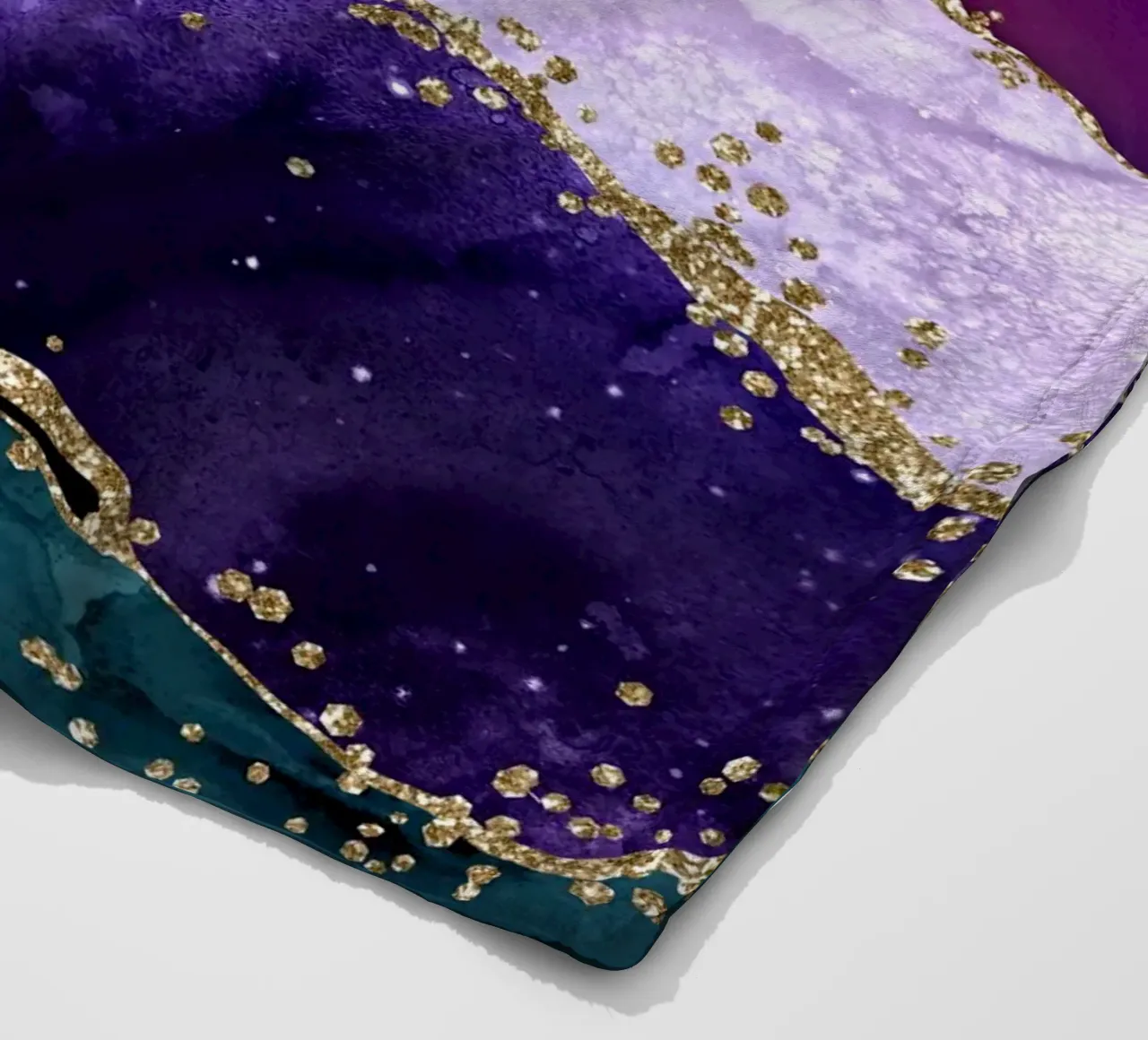Pavone Glitter Agata Texture 06 coperta in pile da Gemstone Textures