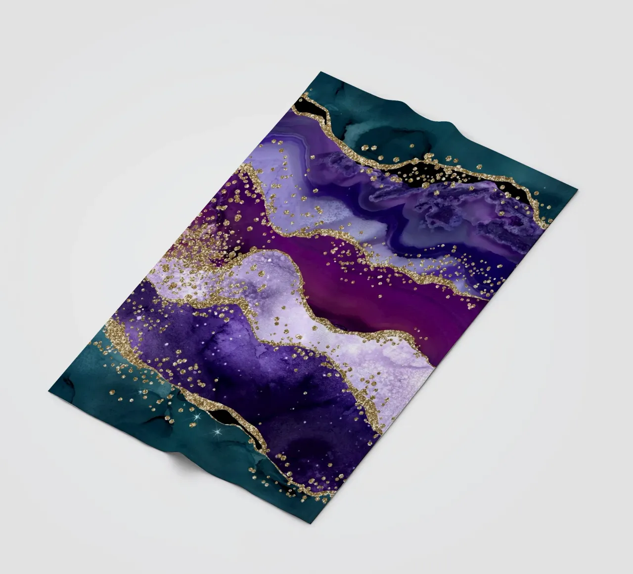 Pavone Glitter Agata Texture 06 coperta in pile da Gemstone Textures