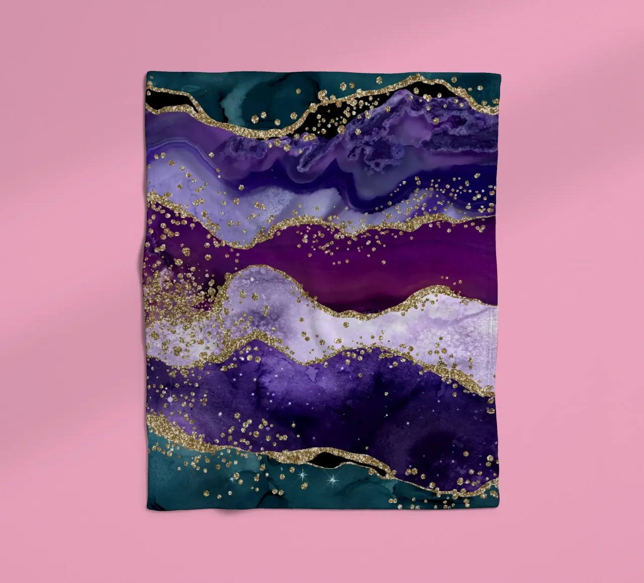 Pavone Glitter Agata Texture 06 coperta in pile da Gemstone Textures