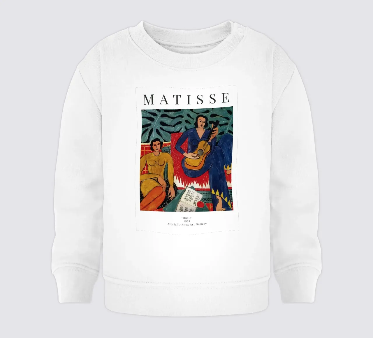Henri Matisse - Music - Exhibition baby sweatshirt by Perdana shop