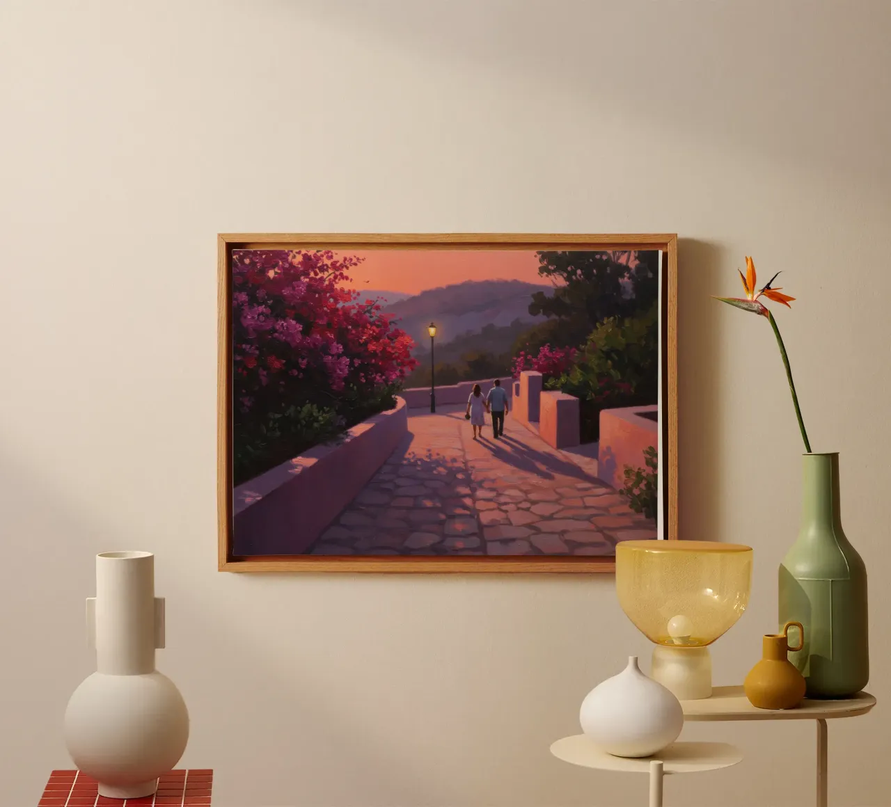 Il vero amore tela con Cornice a cassetta da Art Center