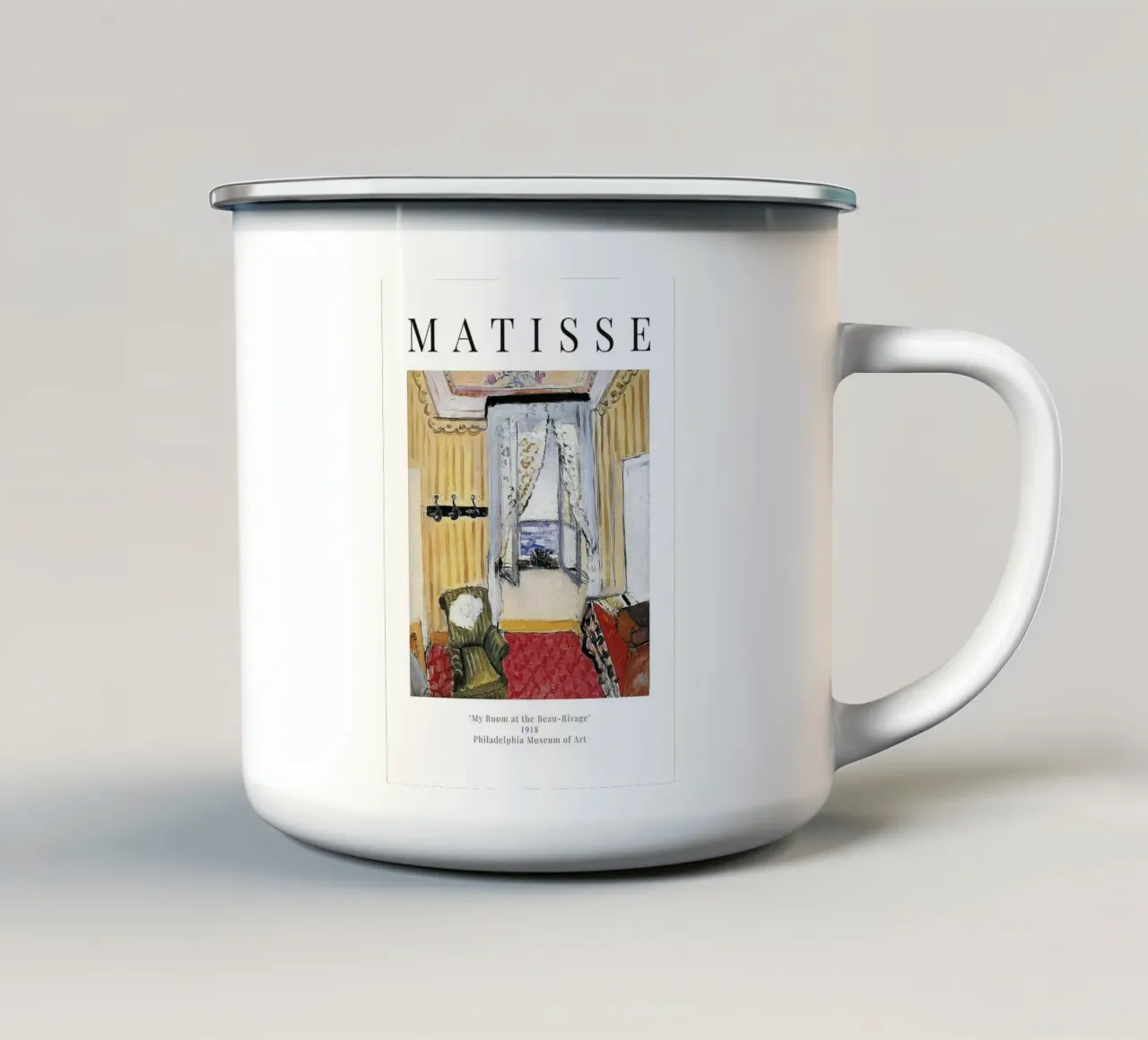 Henri Matisse - La mia camera al Beau-Rivage tazza in smalto da Perdana shop