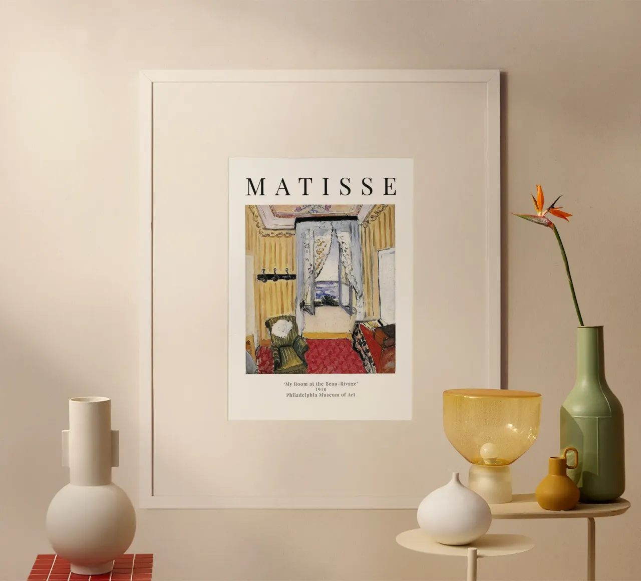 Henri Matisse - La mia camera al Beau-Rivage carta hahnemühle da Perdana shop