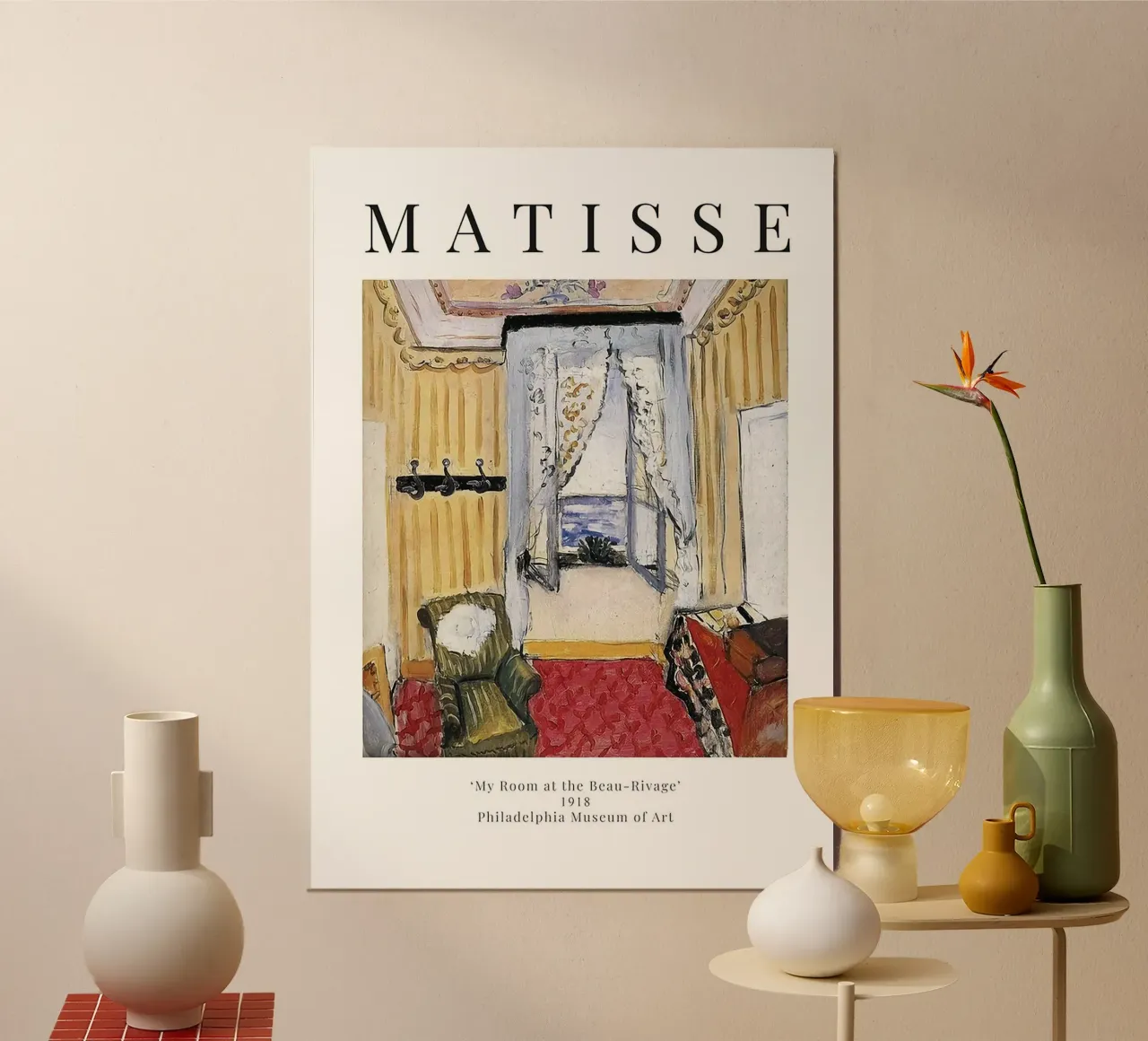 Henri Matisse - La mia camera al Beau-Rivage carta hahnemühle da Perdana shop