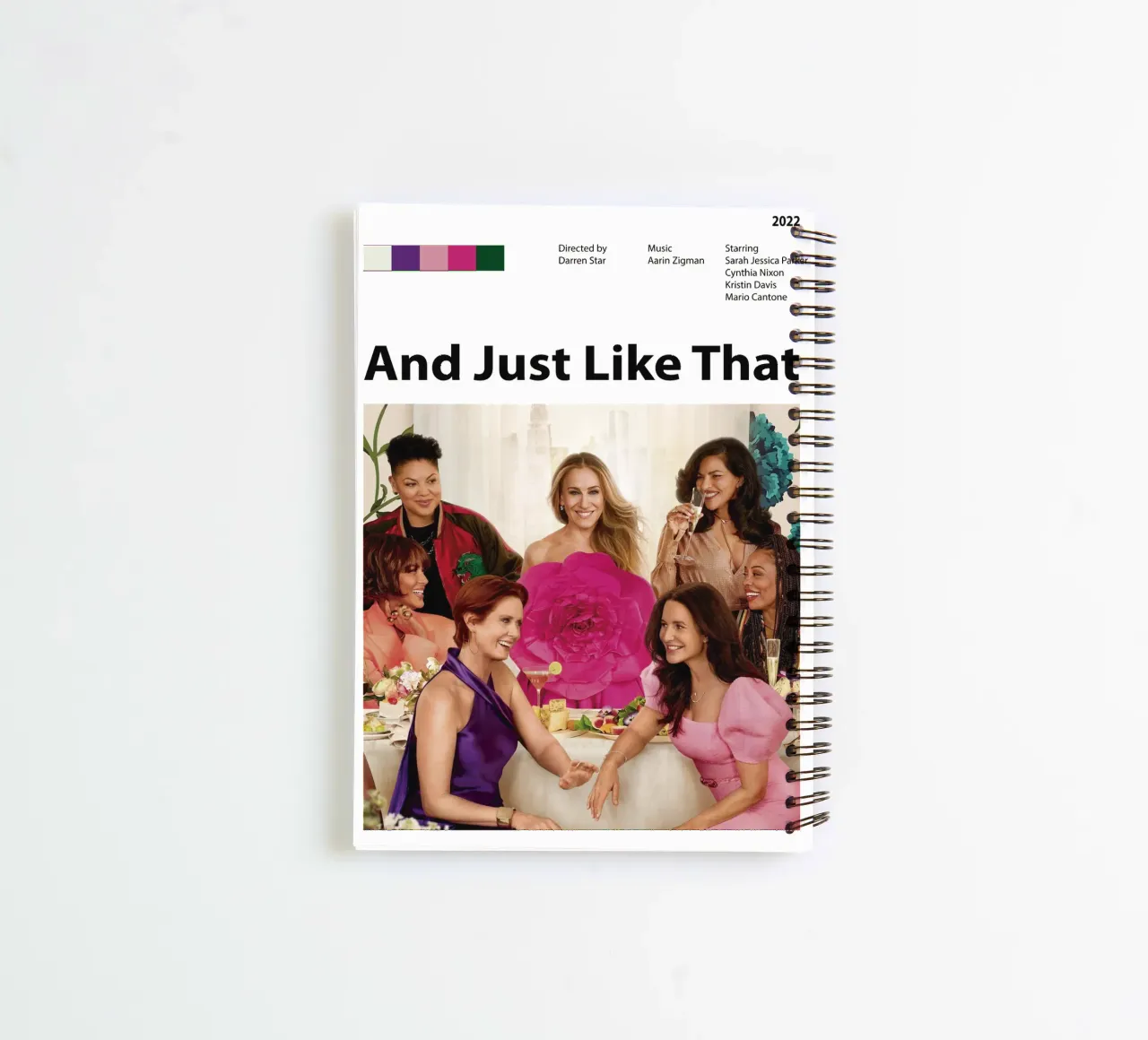 And Just Like That spiral notebook by 🎞 The Movie Wall