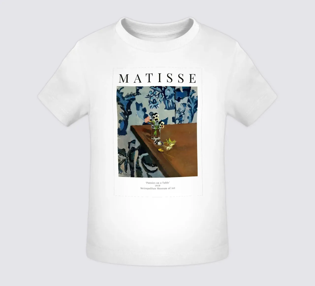 Henri Matisse - Mostra di viole su un tavolo maglietta neonato da Perdana shop