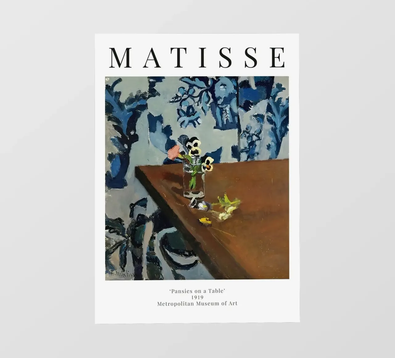 Henri Matisse - Mostra di viole su un tavolo telo in pvc da Perdana shop